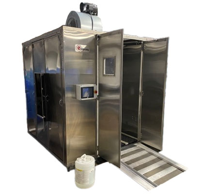 Quaternary Kart Disinfection Chamber by Energenics Corporation