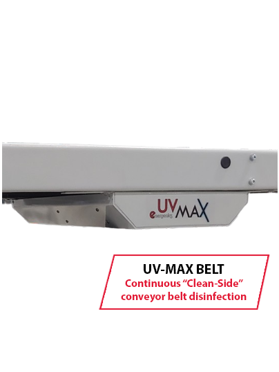 UV-MAX Belt from Energenics Corporation | Made in the USA Laundry Conveyor Belt Disinfection
